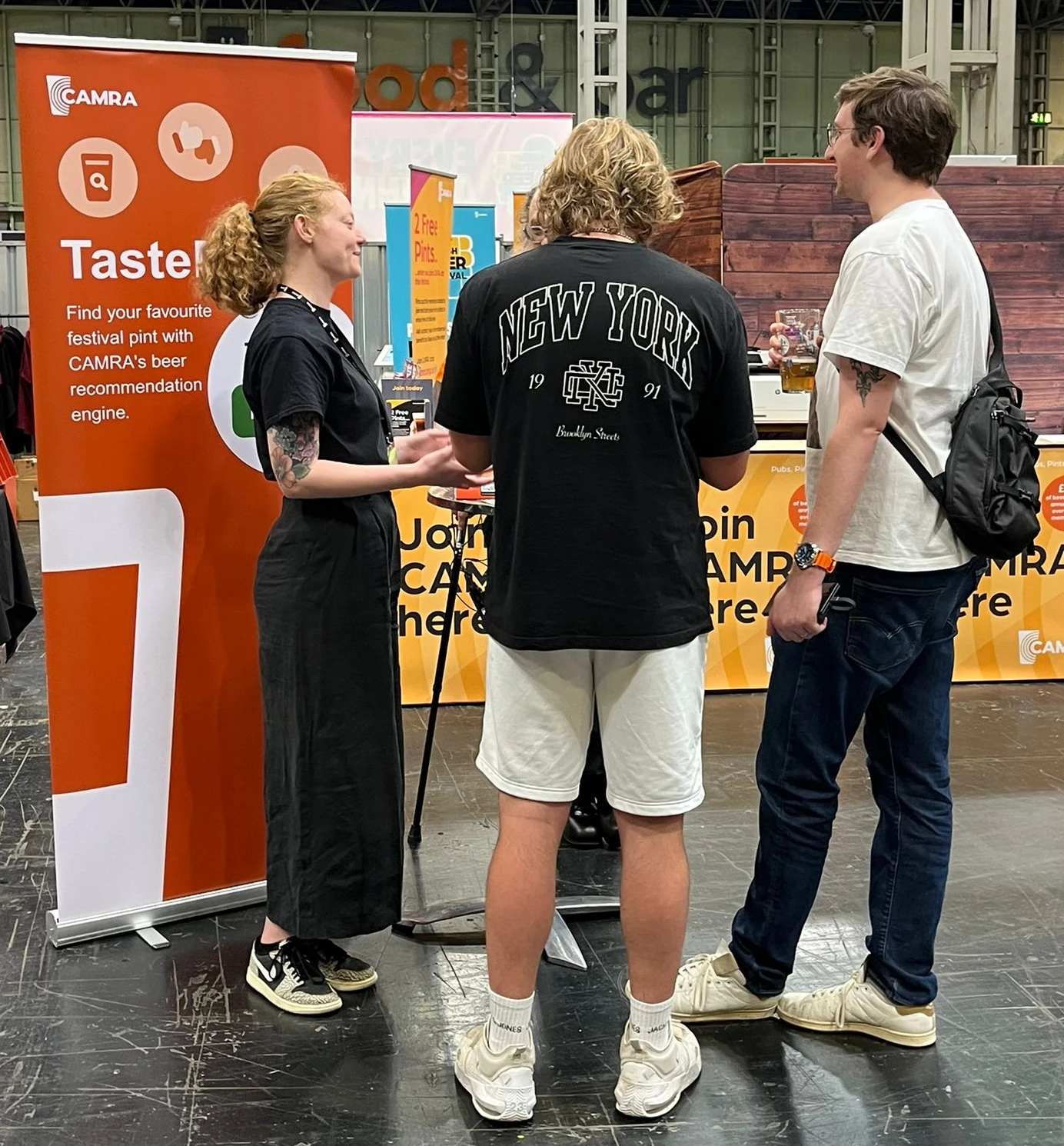 TasteMatch stand at CAMRA